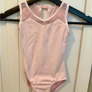 Pink Sleeveless Kids Leotard